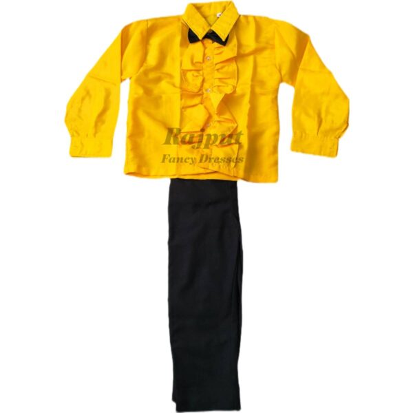 Yellow Shirt Black Pant